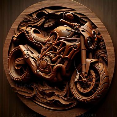 3D мадэль Ducati Monster 821 (STL)